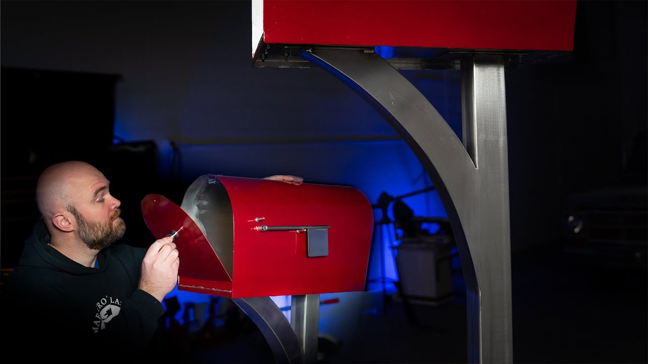 Metal Blending a Stainless Steel Mailbox Base