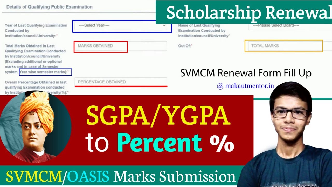 SVMCM SGPA to Percentage Renewal Process | MAKAUT SGPA to % | How to Calculate Obtained Marks fro...