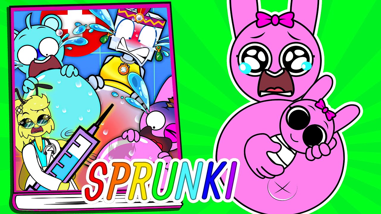 [Paper DIY] Making INCREDIBOX SPRUNKI Game Book 📚 The Sprunkies are pregnant - Pinki Squishy