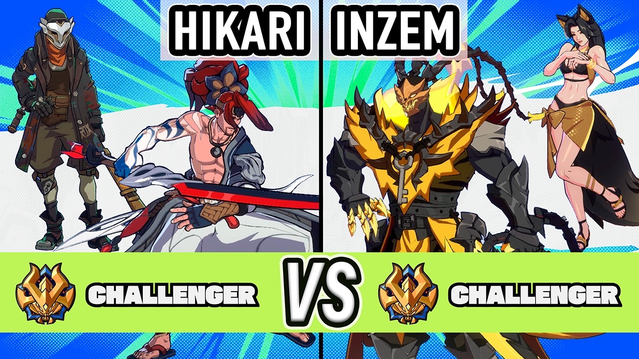 2XKO ▰ Hikari (Yasuo / Ekko) vs Inzem (Thresh / Ahri) ▰ High Level Gameplay