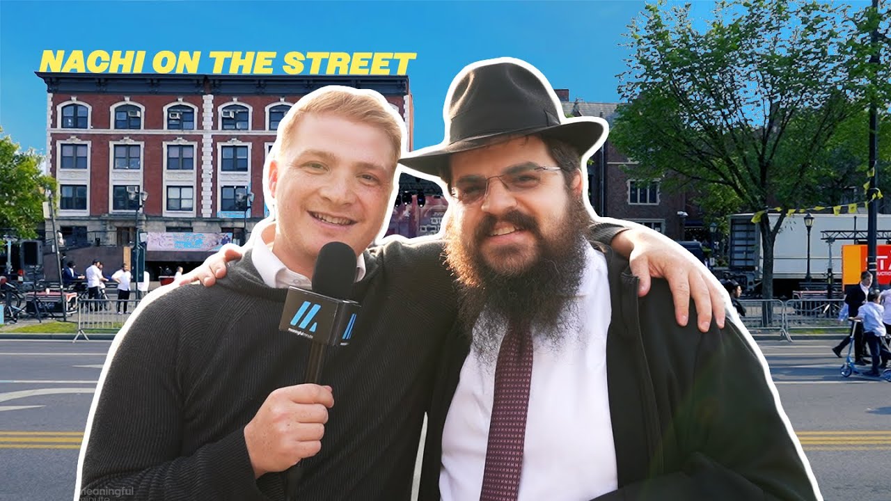 Chabad Jews BIGGEST Event of the Year - Siyum Ha'RamBam & Nachi hitting the streets of Crown Heights