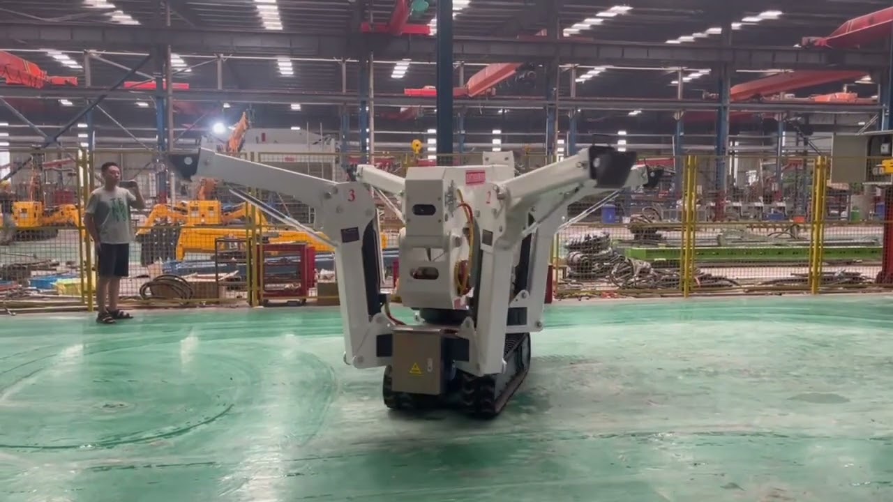 Why Spider Cranes Are Popularity? #spidercrane #constructionequipment #short #crane #machine#shorts