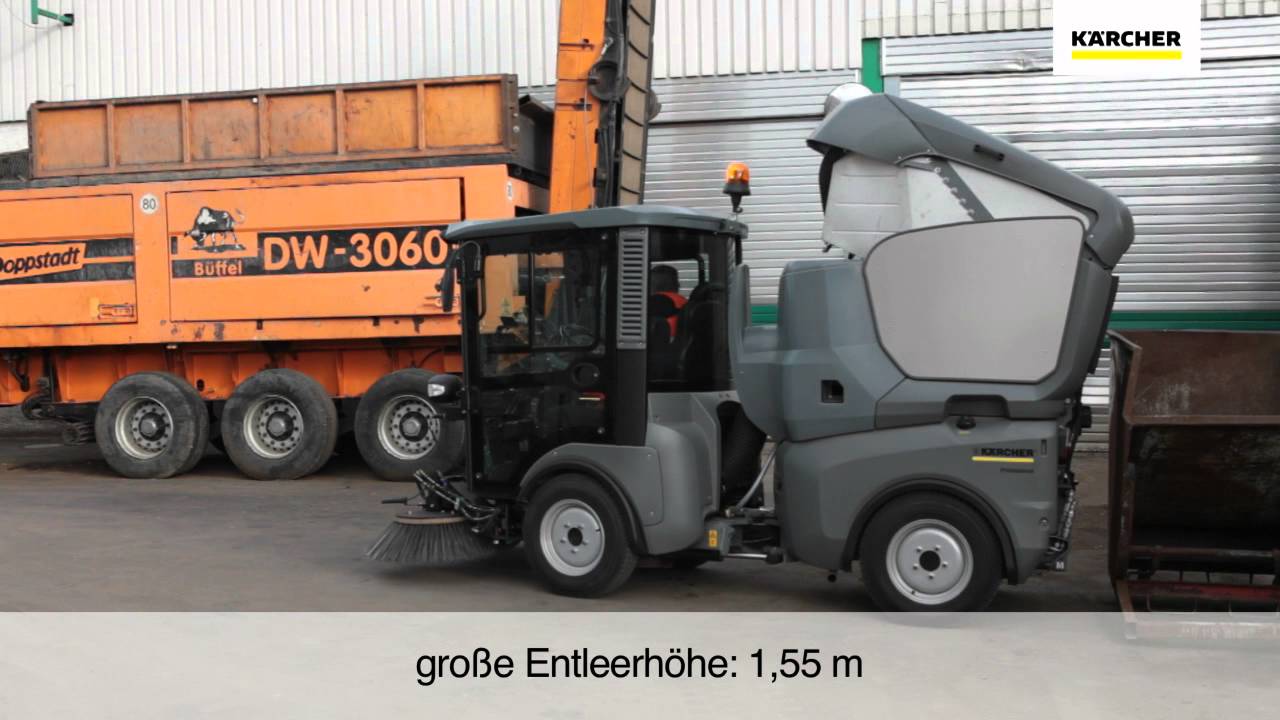 Kärcher Saugkehrmaschine MC 130 - Verwendung