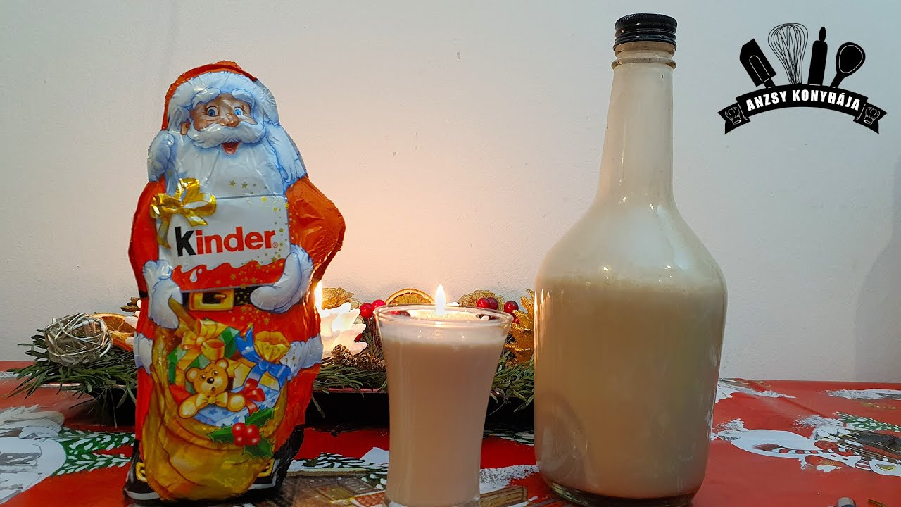 Kinder likőr / Anzsy konyhája