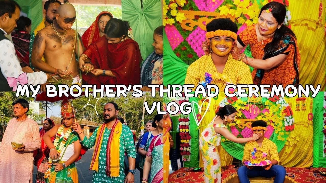 MY brother's Thread Ceremony Vlog |#learnwithpriyanshi #vlog
