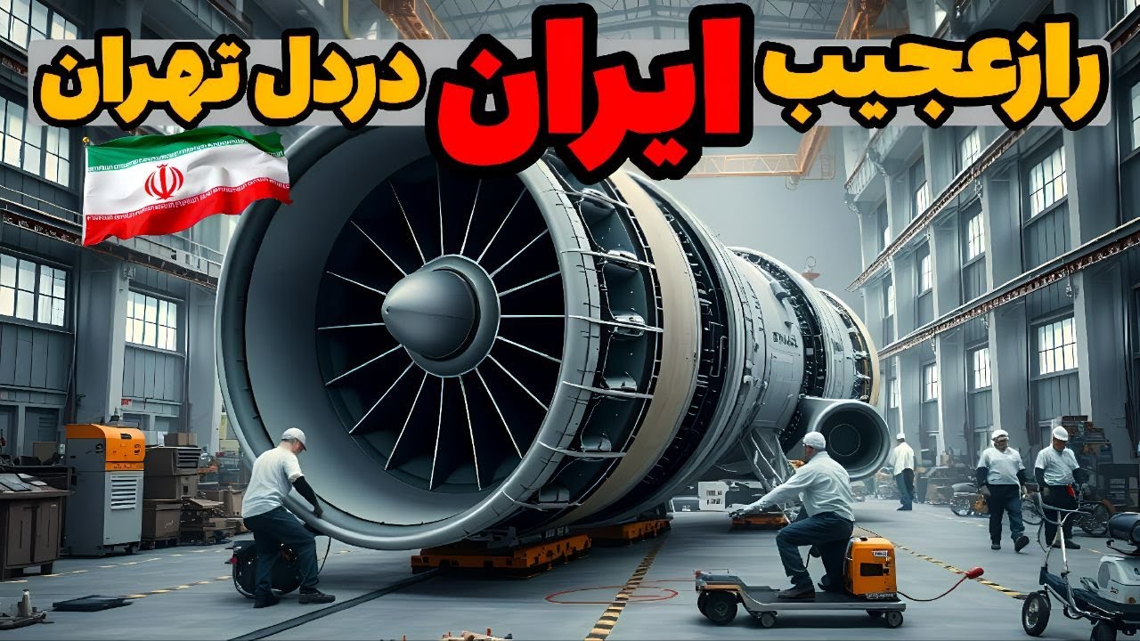 کارعجیب ایران روی موتور25000قطعه ای که دنیارو لرزاند!فقط چندسال تاانقلاب هوایی بزرگ مونده!