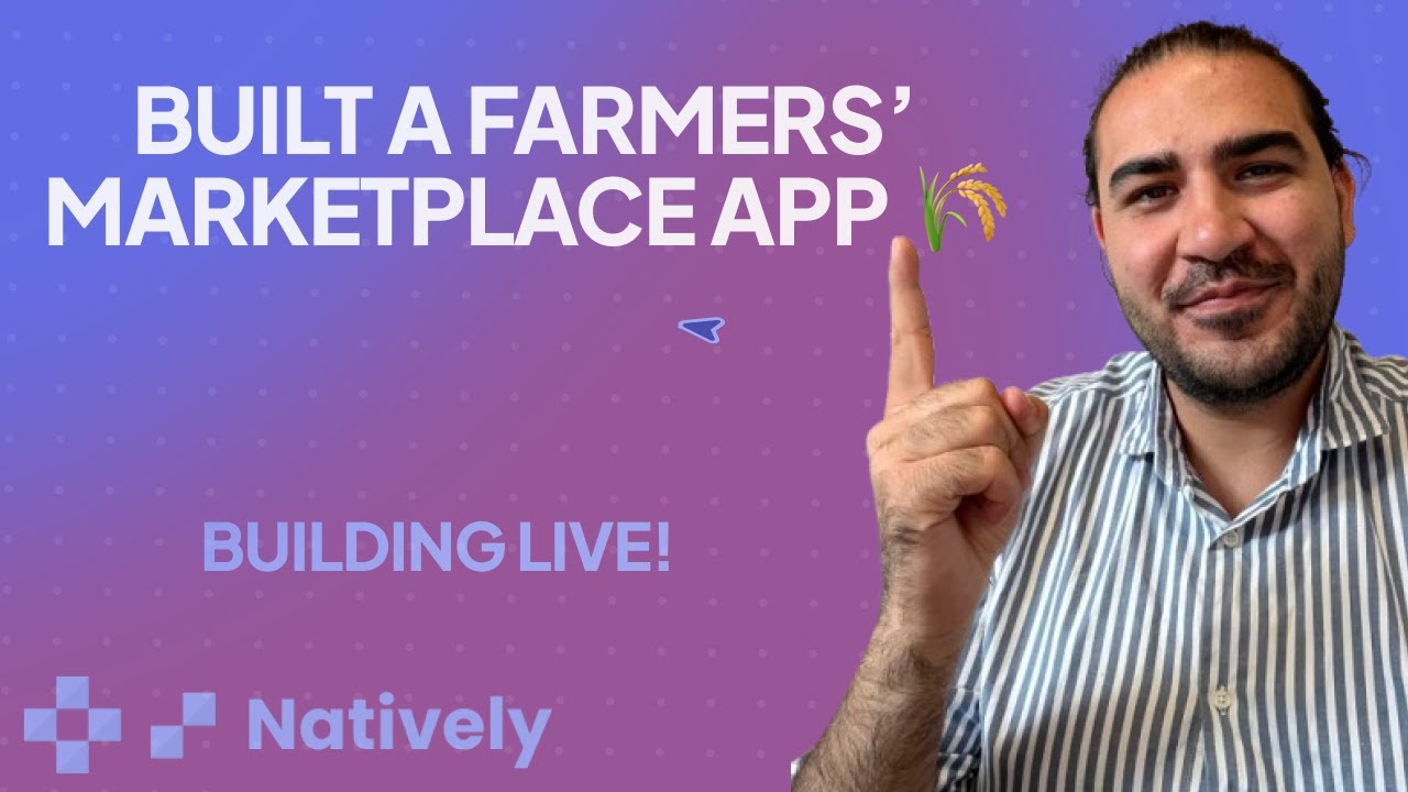 Day 15: I Built a Farmers&rsquo; Marketplace App in Minutes 🌾 | 30-Day App Challenge