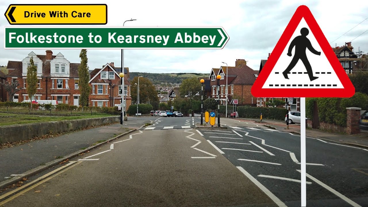 Driving Folkestone to Kearsney Abbey | A countryside drive.