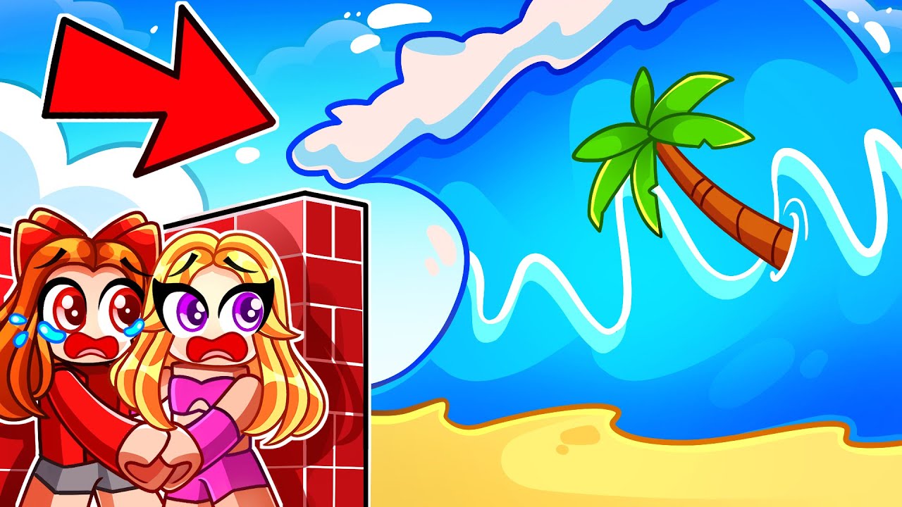 PRZETRWAJ NAJWIĘKSZE TSUNAMI w Roblox! 🌊😱