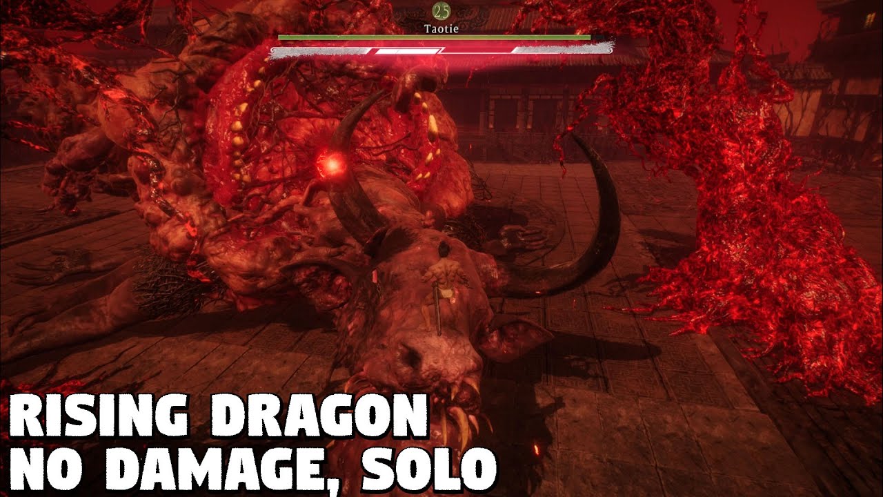 Boss Taotie [Rising Dragon] (Solo, No Damage) - Wo Long Fallen Dynasty