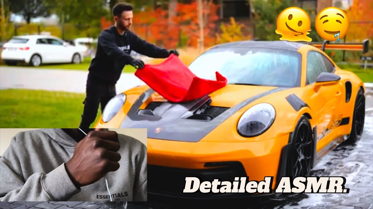 REACTING TO DETAILING ASMR WHILE I EAT BREAKFAST