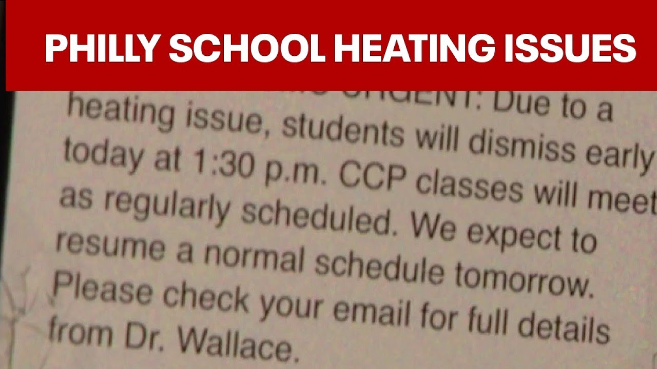4 Philadelphia schools close early due to heating problems