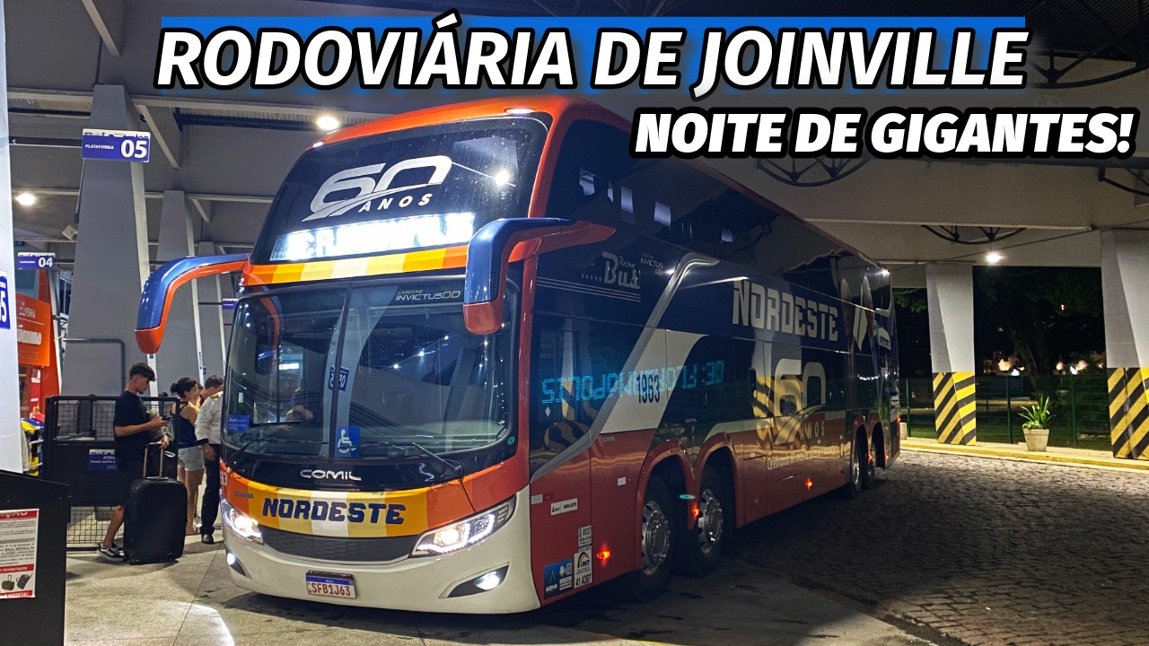 NOITE DE GIGANTES NA RODOVIÁRIA DE JOINVILLE - SC!