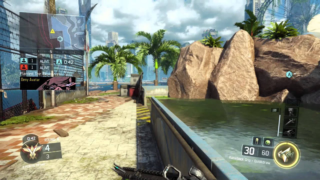 Black Ops 3 1v1 Gamebattles Match on Aquarium! (2/2) BO3 1v1 GBs