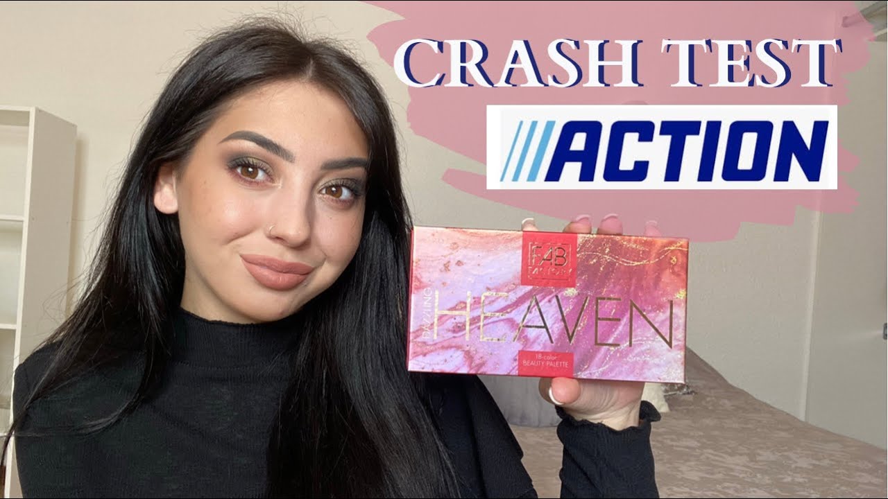 CRASH TEST MAKEUP ACTION | DAZZLING HEAVEN 💜💙