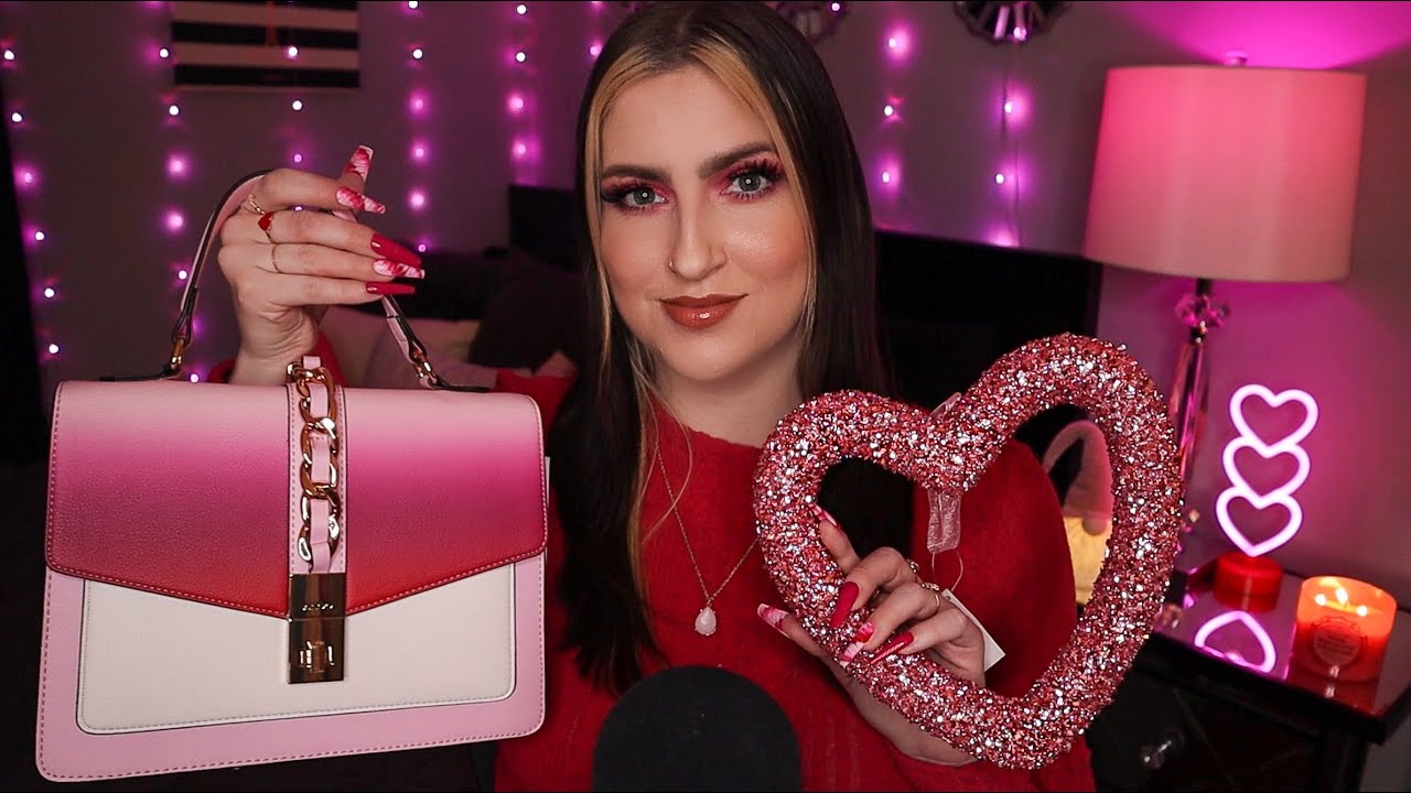 ASMR | Hobby Lobby & TJMaxx Valentine’s Day Decor & More Haul 💗