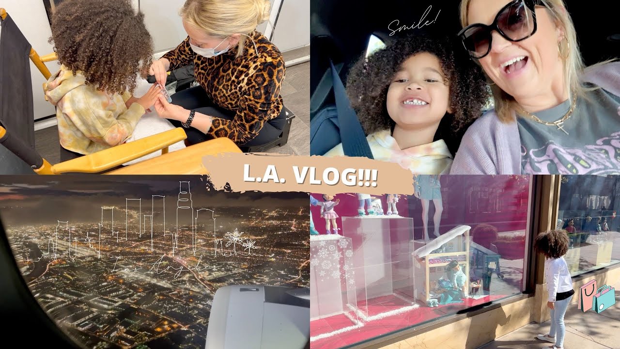 LA TRAVEL VLOG | Huge Photoshoot & American Girl Shopping!