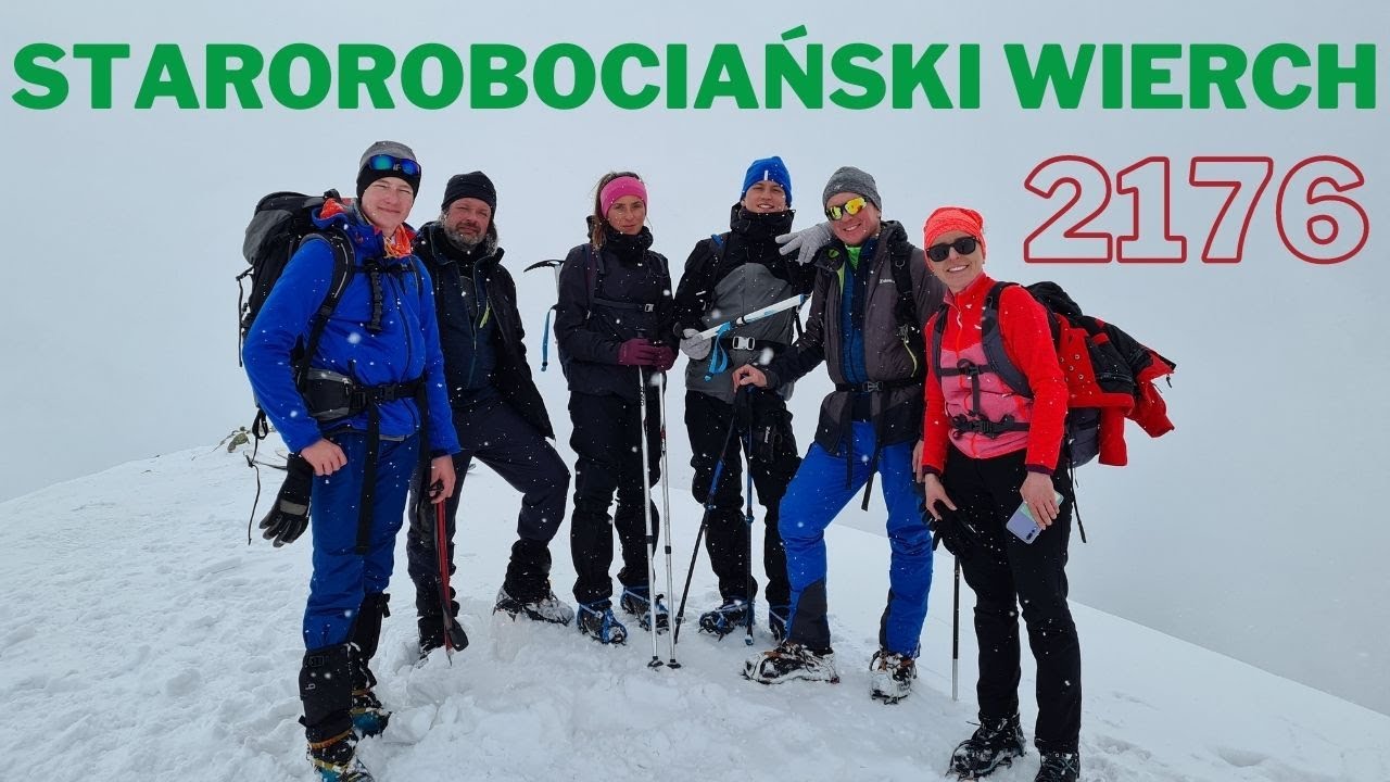 ⛰ StaroRObociański Wierch 2176m | najwyższy szczyt polskich Tatr Zachodnich | zima | Trekking 2.0 ⛰