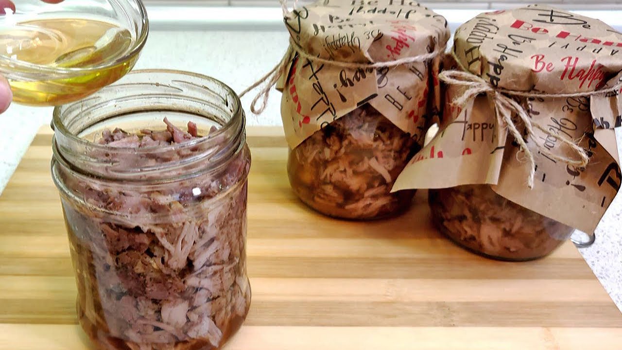 Я использую этот рецепт мяса в банках для хранения мяса #104