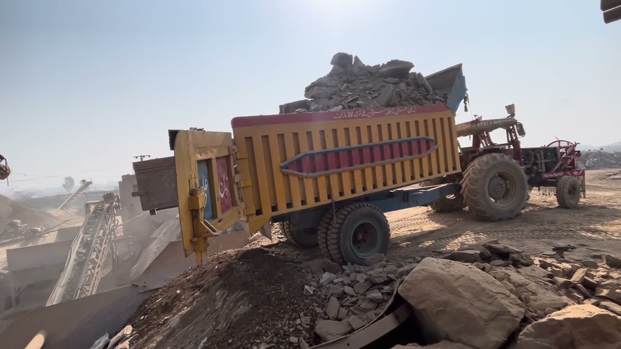 08☠️👹Amazing Quarry Primary Rock Crushing Machine Working🔥| Satisfying Rock 🪨Crusher