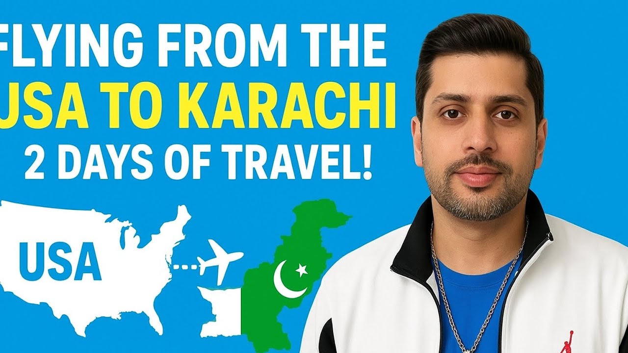 24 Hours from USA to Pakistan &ndash; The Journey of a Lifetime ✈️&rdquo;USAToPakistan