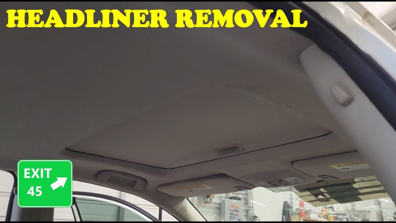 How To Remove The Headliner In A 2016 Honda Civic