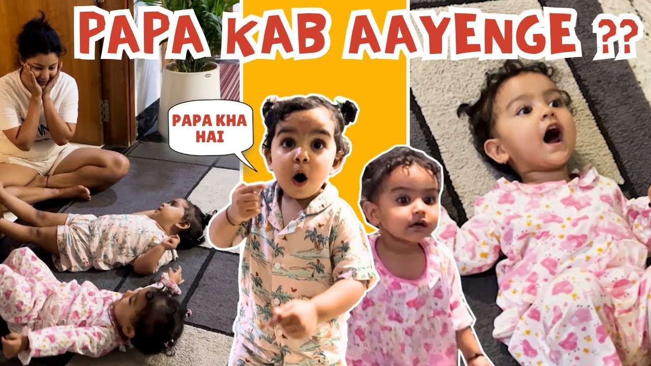 Scene every evening b4 papa comes home from shoot | HINDI | WITH ENGLISH SUBTITLES | Debina Decodes|