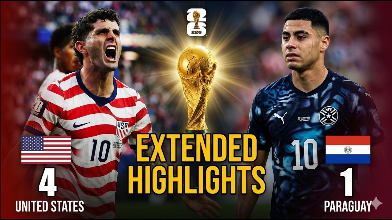 USA vs Paraguay 4-1 | EXTENDED HIGHLIGHTS | FIFA World Cup 2026
