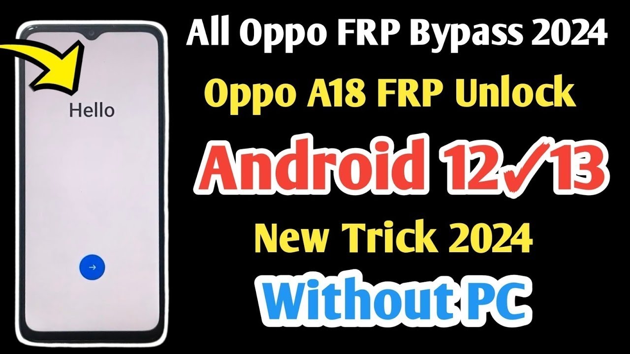 oppo a18 frp bypass new security update 2024 without pc 💯% working #viral #trending #frp