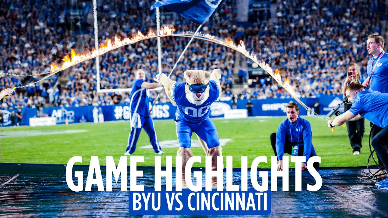 BYU Football vs Cincinnati | GAME HIGHLIGHTS (2023)