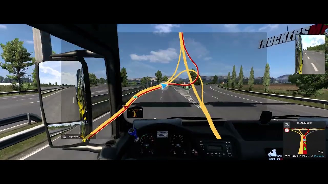 Euro Truck Simulator 2 TMP Montpellier - Narvik Part 1