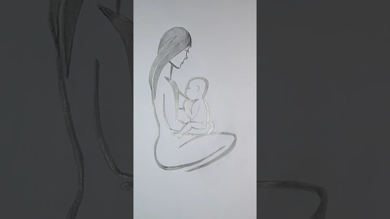 #motherhood #baby #feeding #sketch #art #design