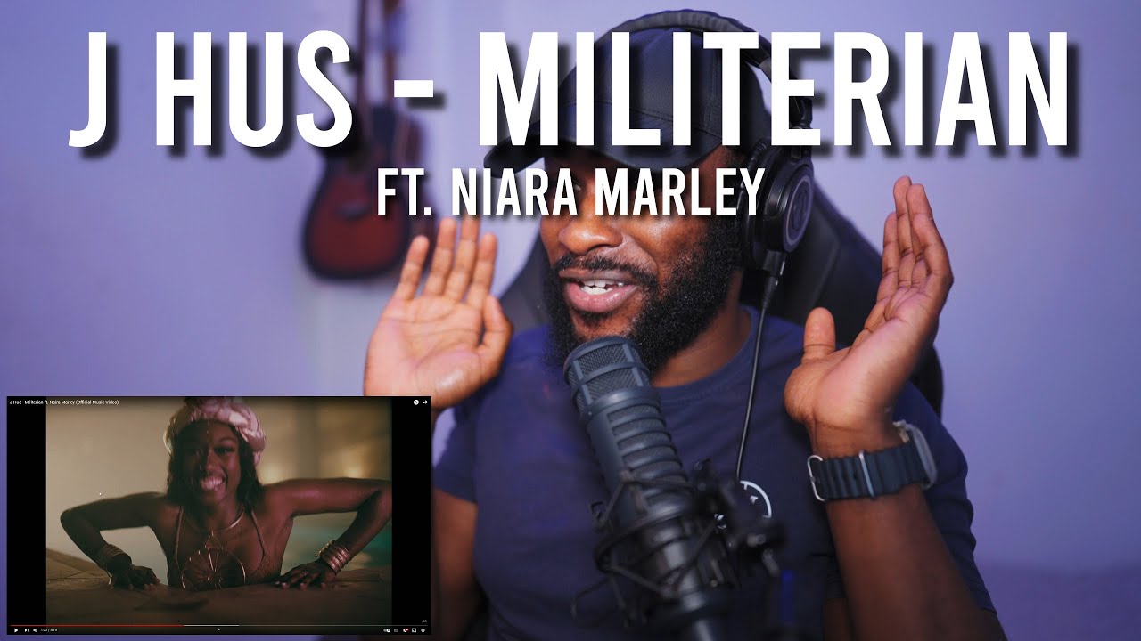 J Hus - Militerian ft. Naira Marley (Official Music Video) [Reaction] | LeeToTheVI