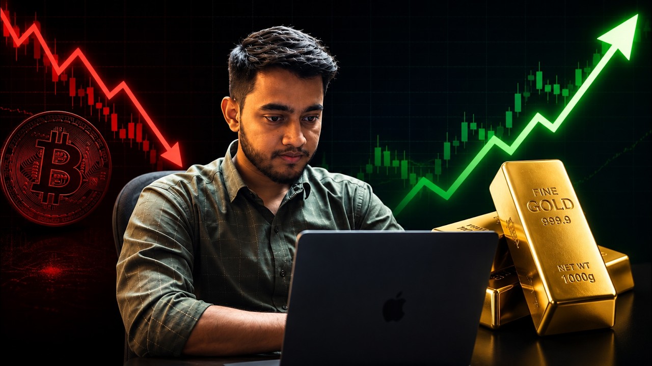 🚨 Crypto LIVE | BTC Crash Update | Gold Bullish? #bitcoin #gold Aug-05
