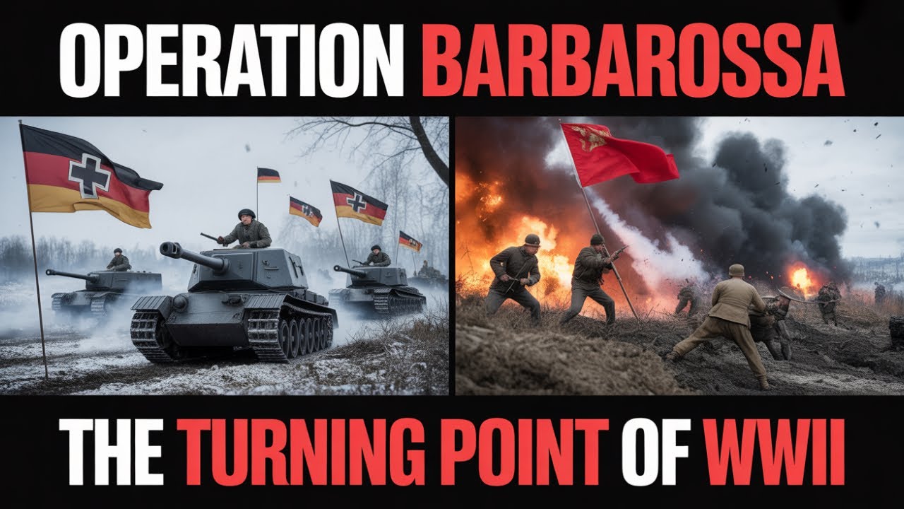 Operation Barbarossa Explained: The Turning Point of World War II | Nazi Germany vs Soviet Union
