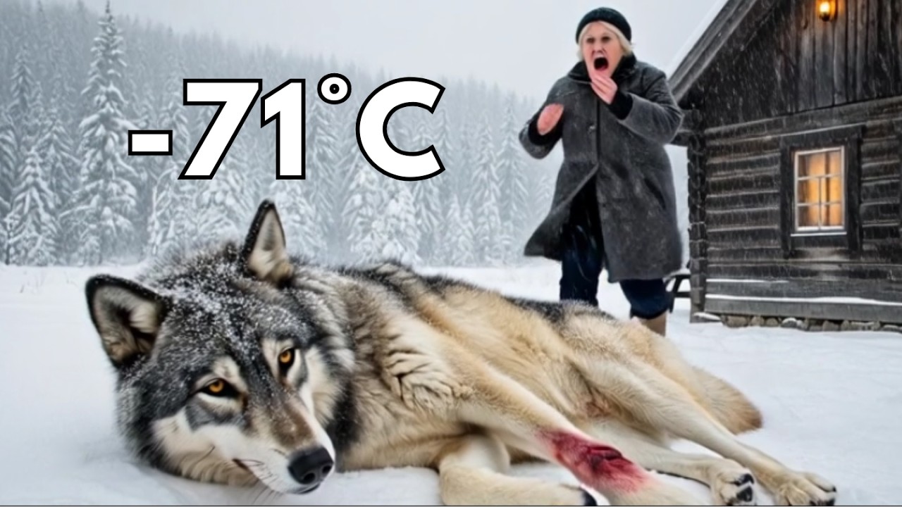 🐺 She Rescued a Wounded Wolf Abandoned by Its Pack in -71°C Siberian Blizzard