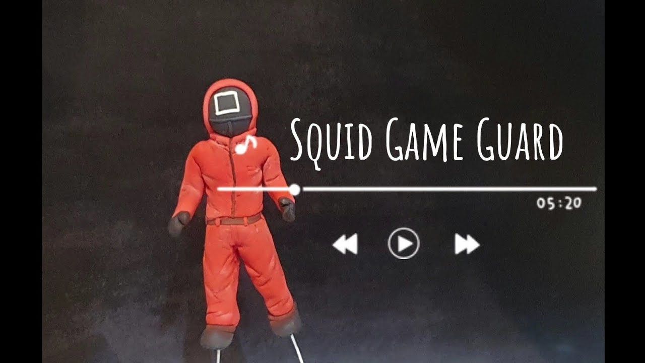 Squid Game Guard Fondant Topper