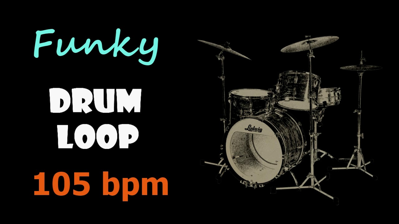 Funky Drum Loop 105 bpm