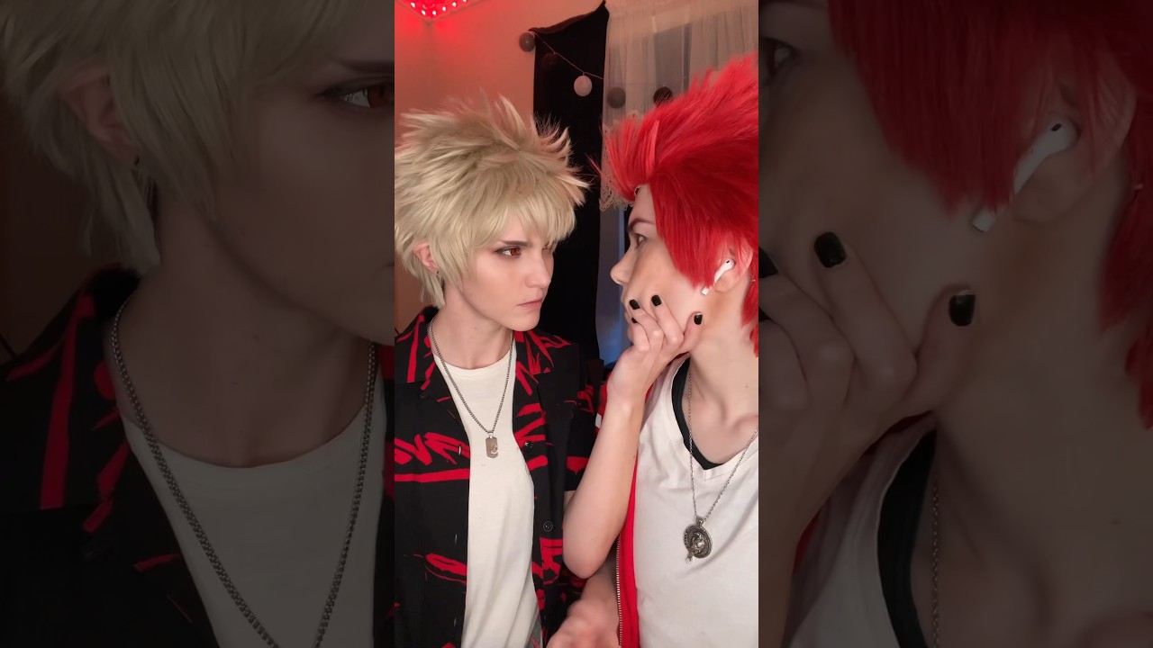 Ending the year with this duo! I love watching @Wynter_Cosplay vibe #kiribaku #mha