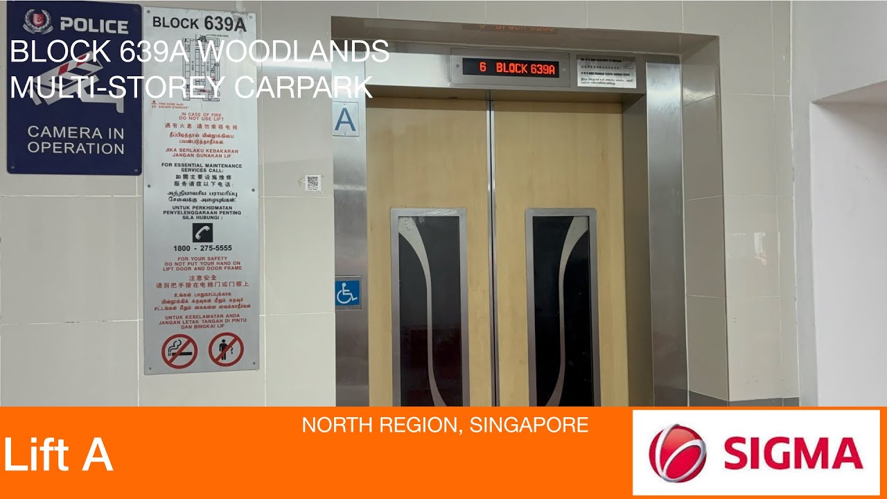 HDB Block 639A (MSCP) Woodlands || Sigma Elevator 🚘 