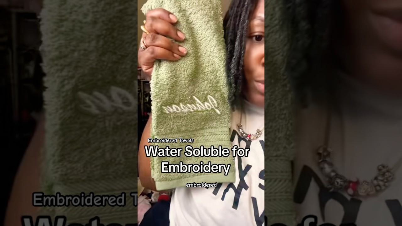 Tips for Towel Embroidery #towelembroidery #embroibusiness #EmbroideryTips