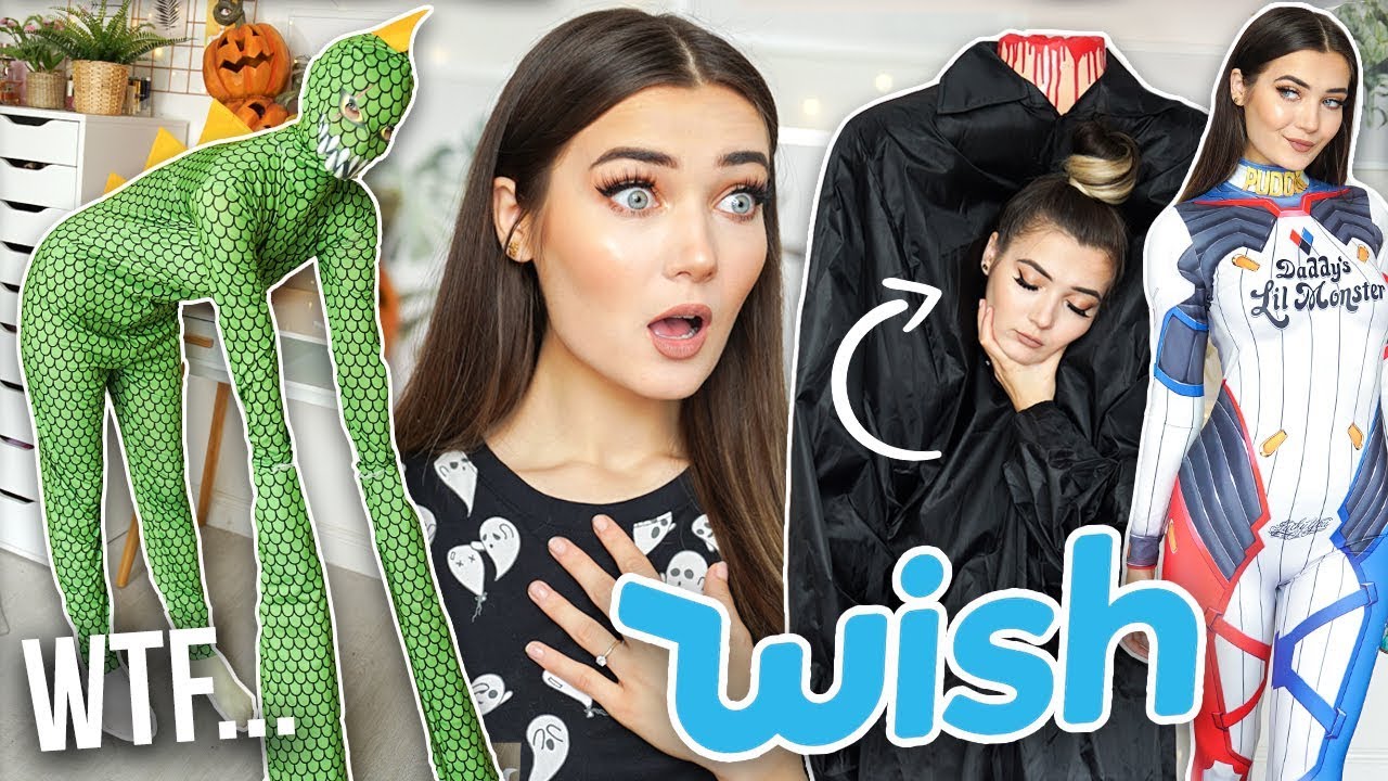 I BOUGHT WISH HALLOWEEN COSTUMES UNDER $10...