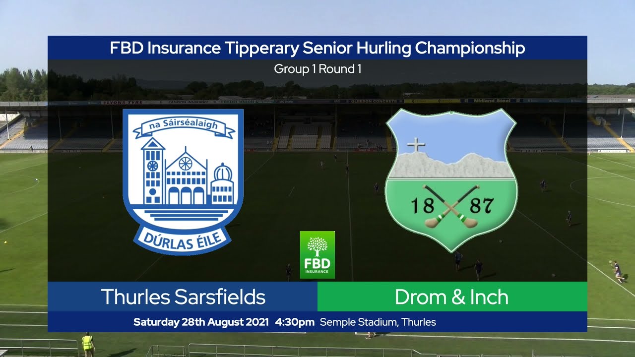 2021 08:28 Thurles Sarsfields v Drom & Inch   Tipp SHC Round 1