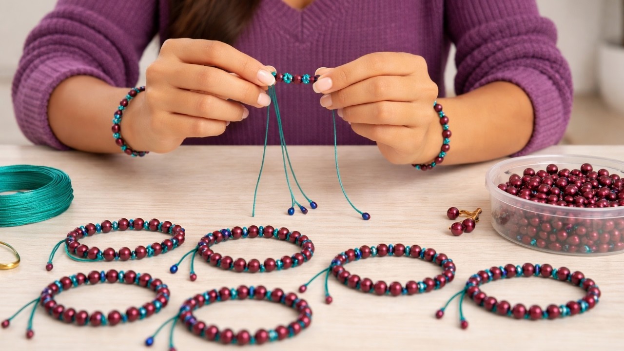 Ideia maravilhosa! 😍 Essa pulseira ficou linda demais!