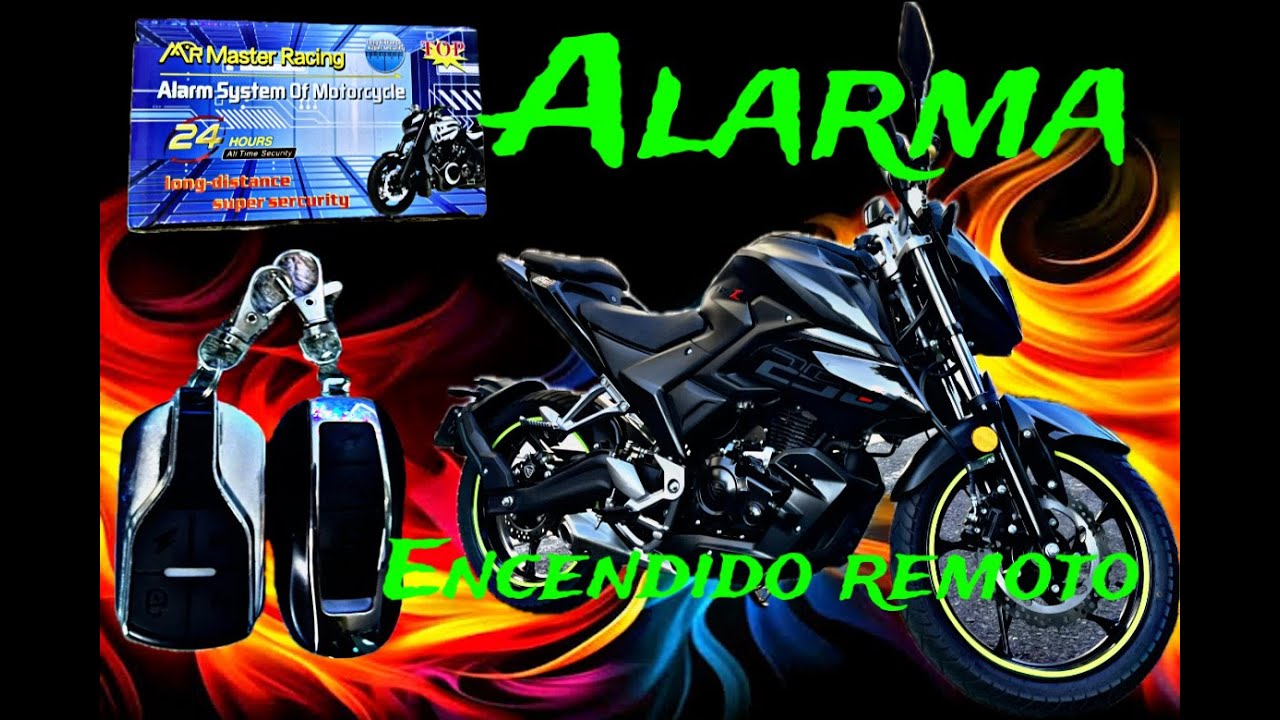COMO INSTALAR ALARMA PARA MOTO, CON ENCENDIDO A DISTANCIA (ALARMA UNIVERSAL)