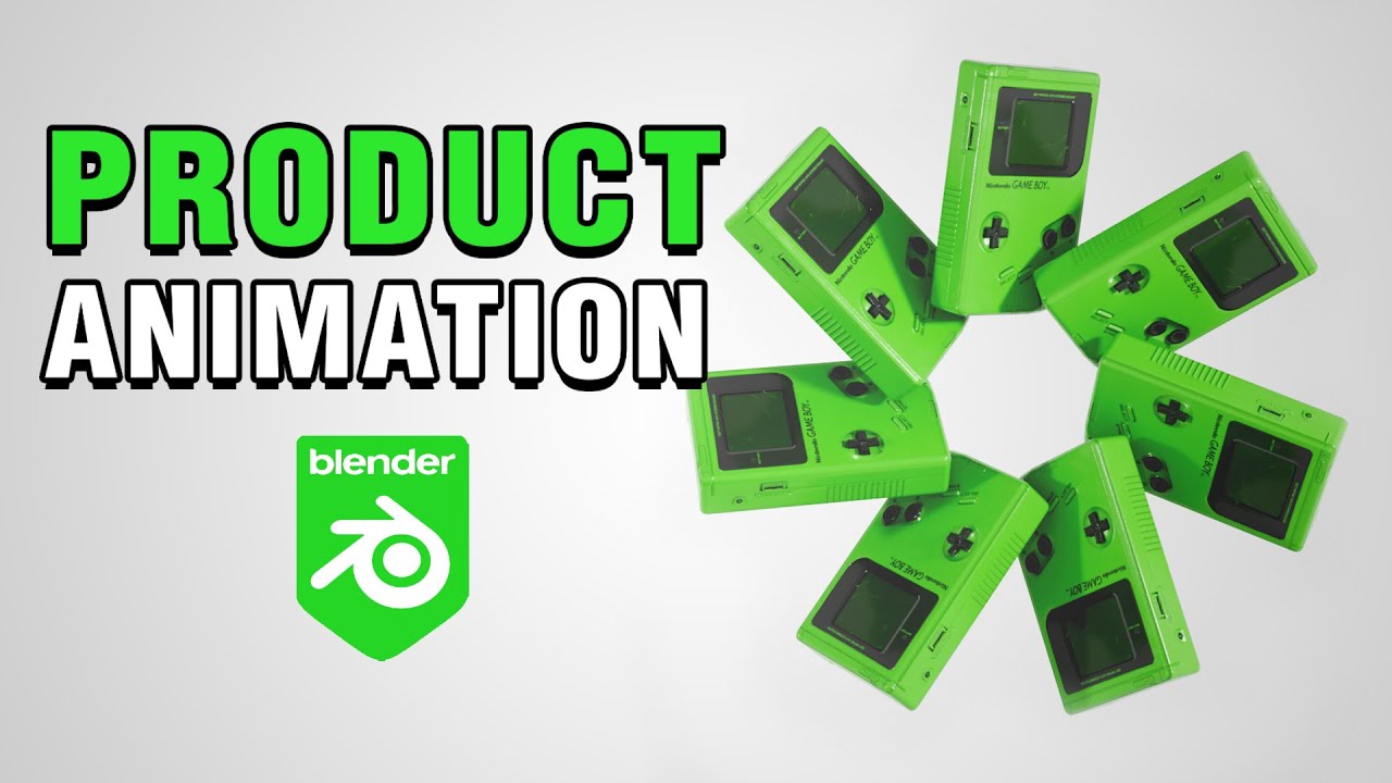 Анимация вращения продукта Blender 4.0!