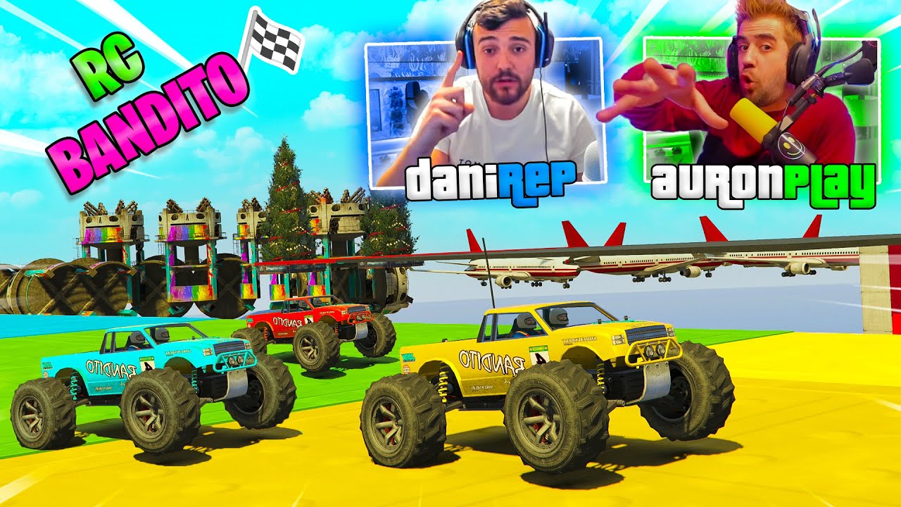 LA CARRERA QUE HIZO ENFADAR A AURONPLAY , DJMARIIO Y AMIGOS... - GTA V ONLINE