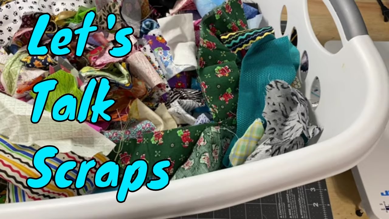 Let's Talk About Fabric Scraps - Do Scraps Multiply in the Dark? Sorting Scraps