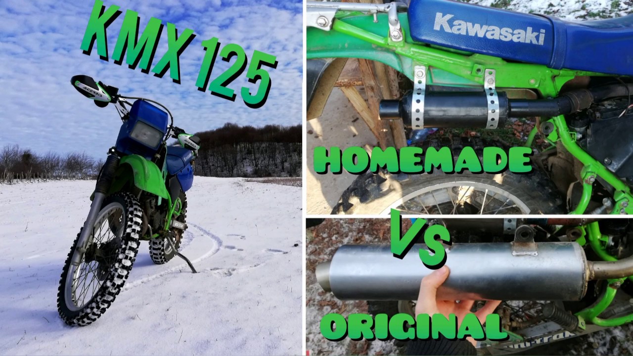 Kawasaki KMX 125 - Test auspuha