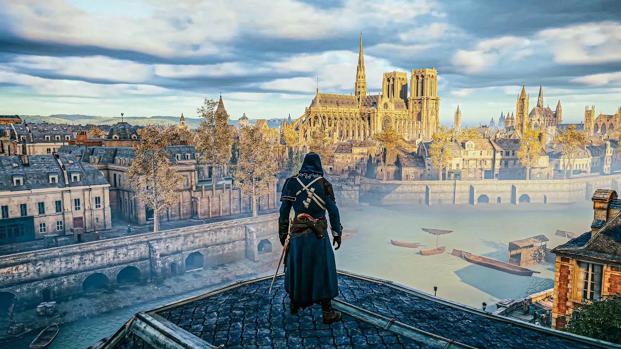 ASSASSIN'S CREED UNITY FREE ROAM GAMEPLAY (8K 60FPS)
